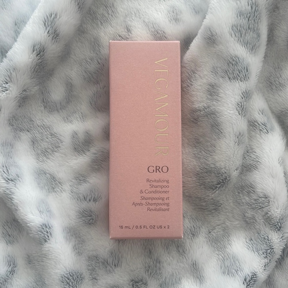 NEW IN BOX ✨ VEGAMOUR GRO Duo Shampoo Conditioner Travel Size